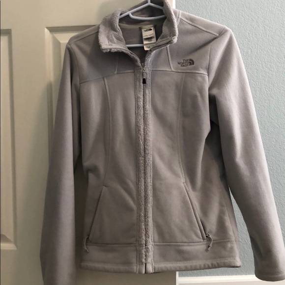 North face gray fleece jacket - Picture 2 of 2